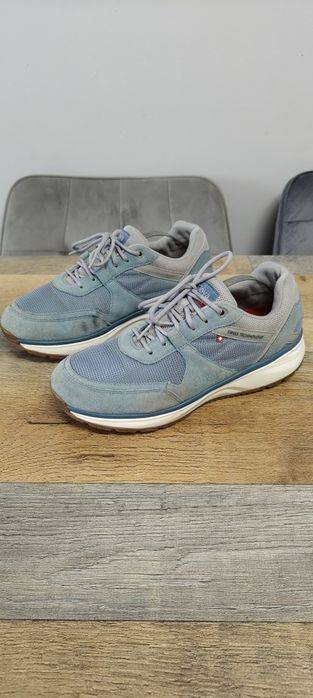 Buty sneakersy męskie skórzane Joya Tony II light blue rozmiar 42