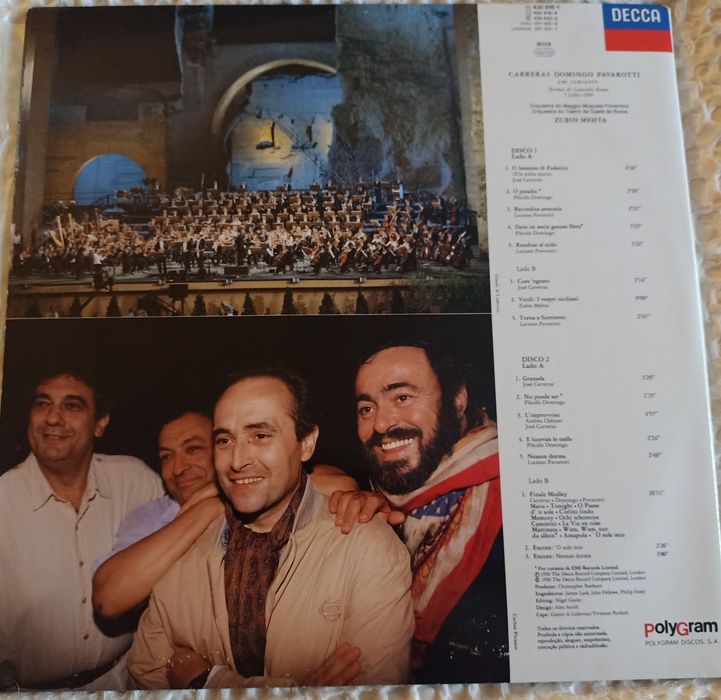 Disco vinil concerto