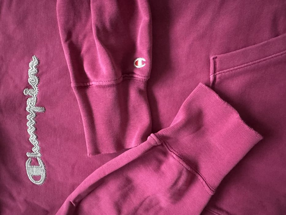 Bluza Champion z kapturem damska ciemny róż roz.Xl
