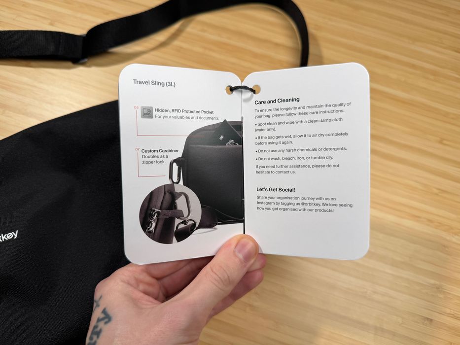 Torba Orbitkey Travel Sling 3L