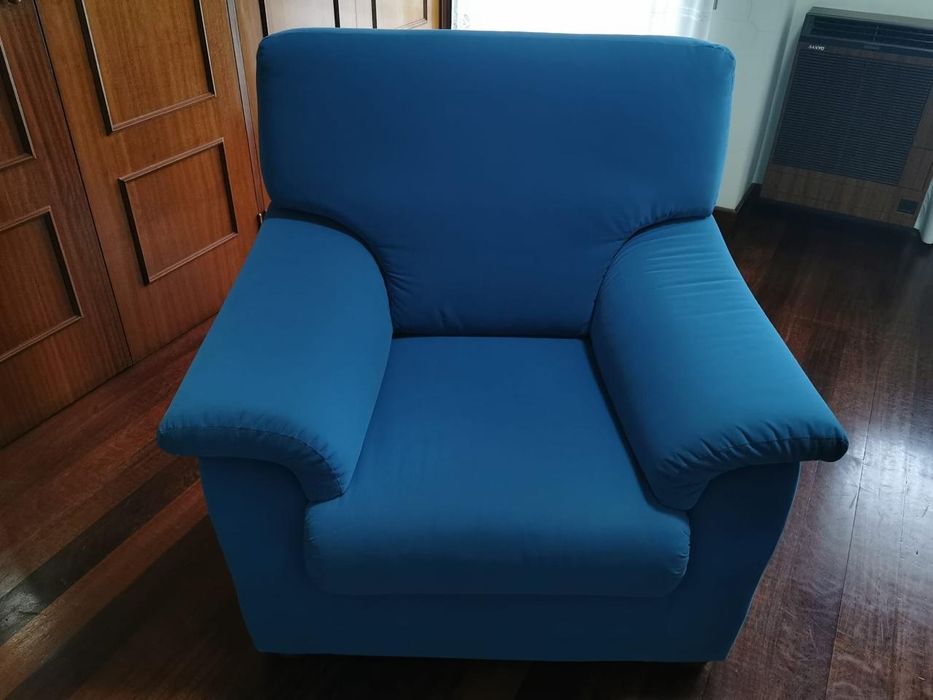 Poltrona sofá azul