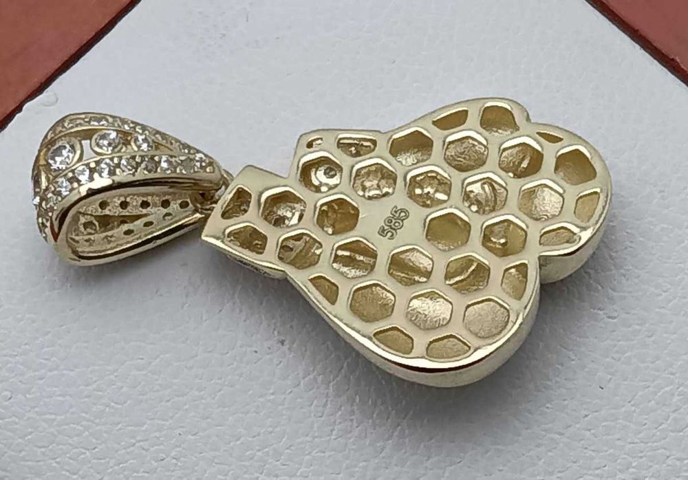 Złota Zawieszka Rękawica Rękawice Bokserskie 2,78G P585 14K