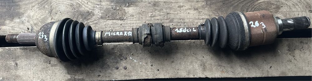 Передні приводи/піввісі Nissan Micra K12 1.5d/Clio III