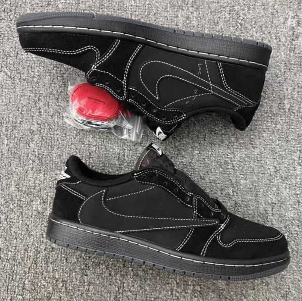 Buty Trampk Jordan 1 Retro Low OG SP Travis Scott Black Phantom R.45
