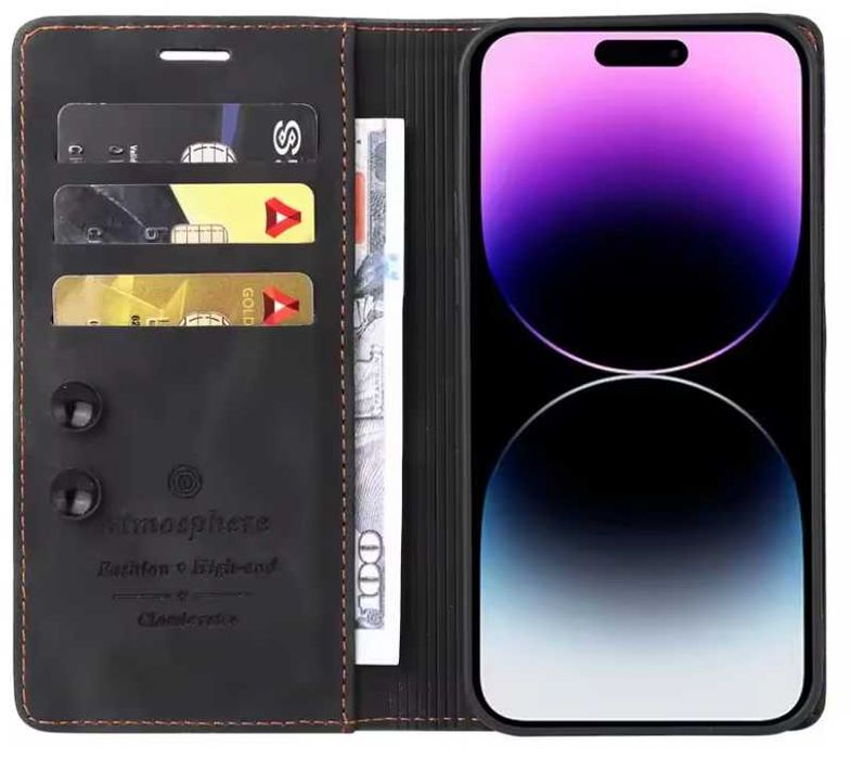 Etui Case do Xiaomi 14T z podstawką oraz miejscem na karty i banknoty