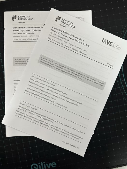 Livros Exame Matemática A