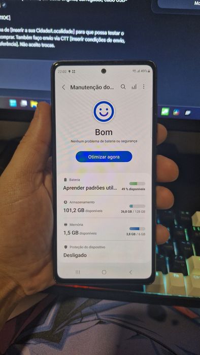 Samsung S20 FE (128 GB e 6 GB)