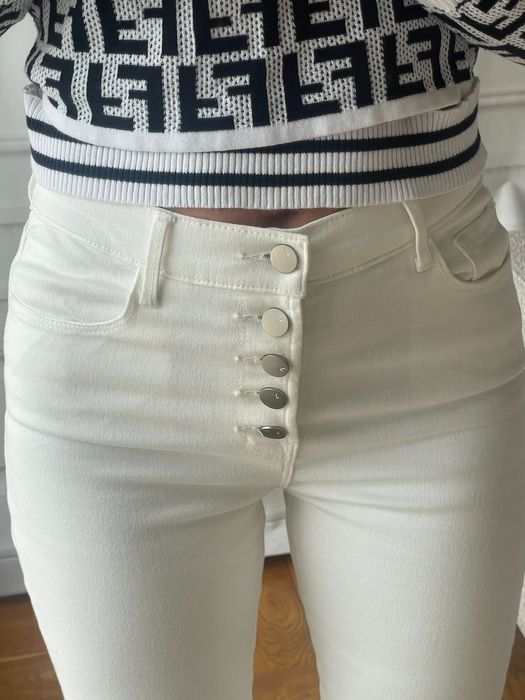 J Brand spodnie biale S/M