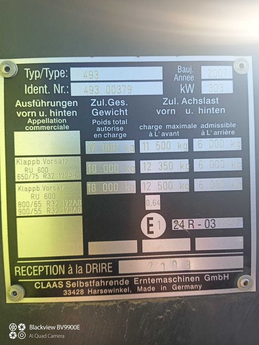 Sieczkarnia Claas Jaguar 850 4X4