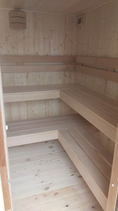 JuliaSpa Sauna zewnętrzna ogrodowa stodoła -dostępna od ręki sauny balie Jastków