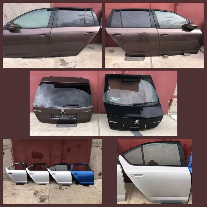 Двери двері ляда Шкода Октавія А7