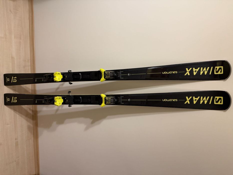 Narty Salomon S Max 10, dł. 165 cm + pokrowiec