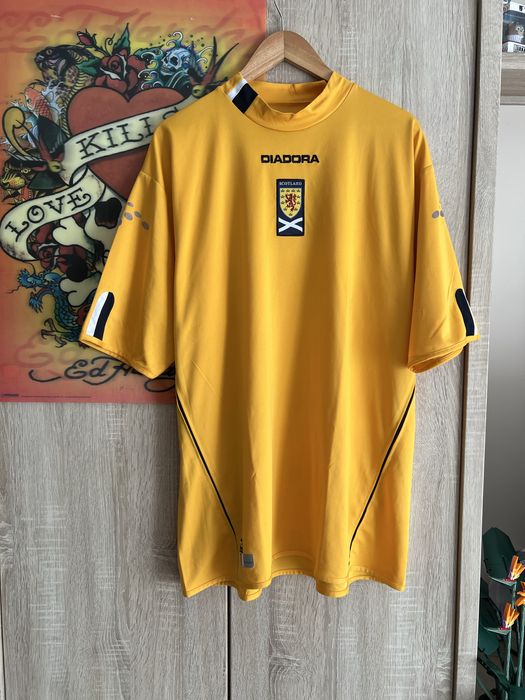 Koszulka Vintage Scotland away jersey Diadora soccer shirt rare