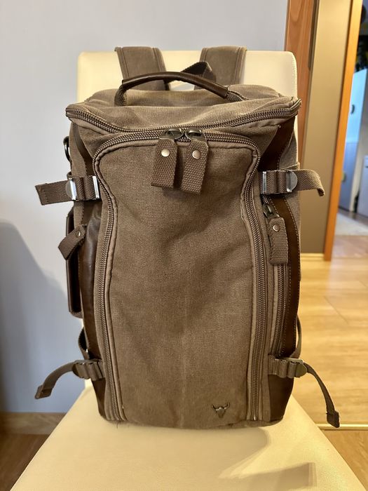 Plecak męski z funkcją torby.