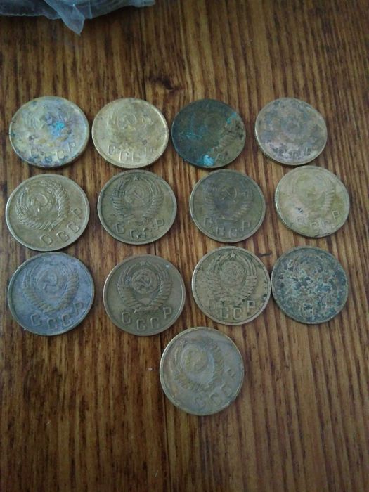 Монета 2 копейки 1936,1949,1952,1956,1957