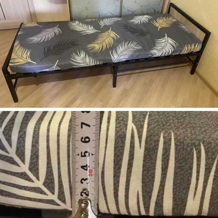 Розкладачка з матрацом ліжко складне розкладушка кровать раскладушка