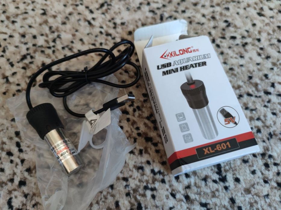 Нагрівач Xilong XL-601 для акваріума , від USB, 20 Вт