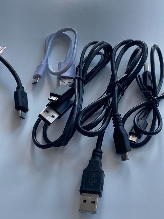 kabel przewód 5 szt kabli przewodów microUSB + 1 gratis