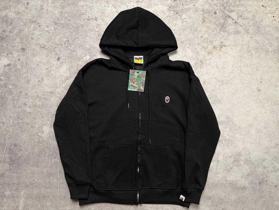 ‼️В УКРАЇНІ‼️ Зип худи Bape One Point | Сірі та чорні