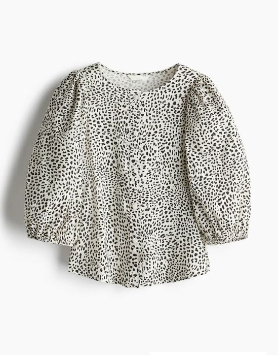 Стильна нова льняна блуза h&m