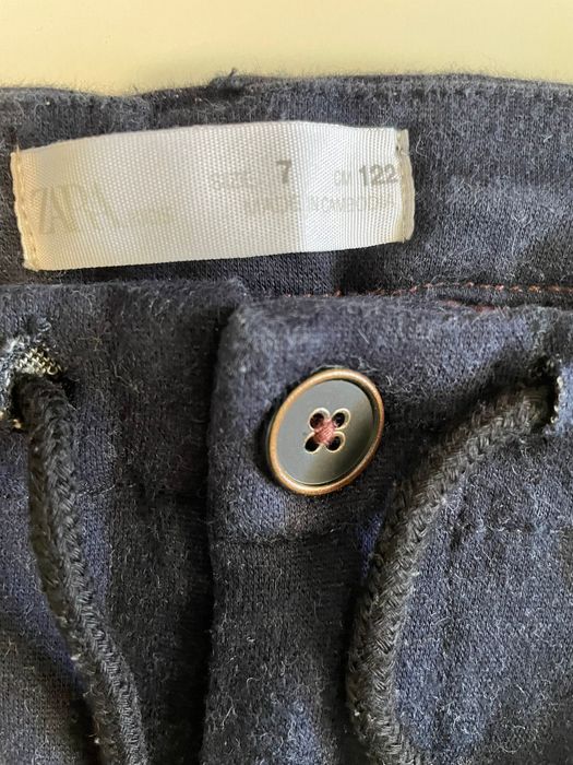 Calças em tecido de lã para criança