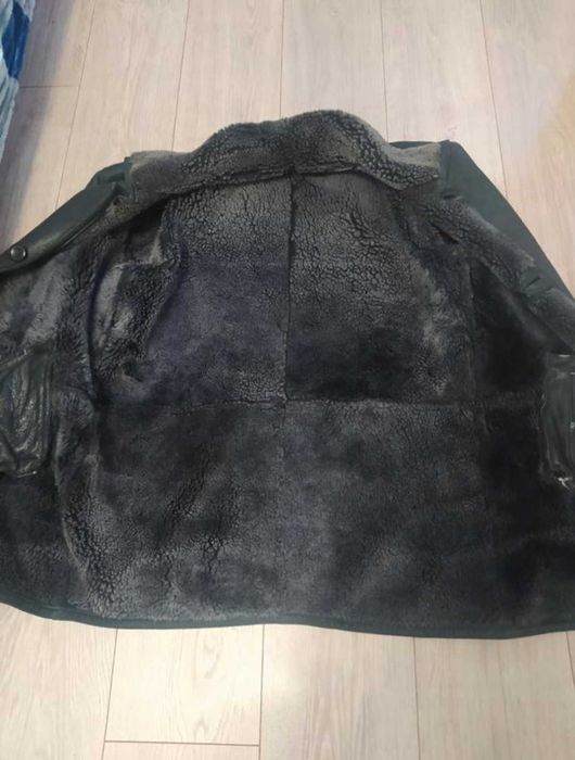 Чоловіча шкіряна дублянка