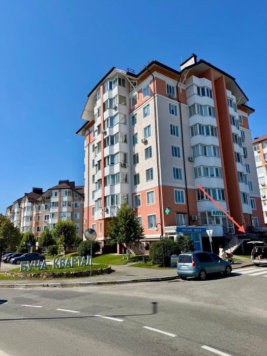 Продаж приміщення з ремонтом 55,3 м2 ЖК Буча Квартал, біля МРЕО. Без %
