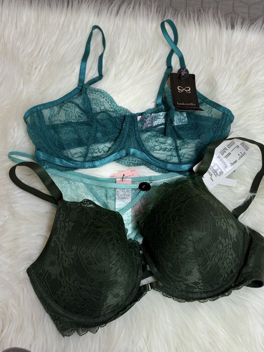 Білизна Hunkemöller — нова, бюстгальтери 80D/80E, труси L
