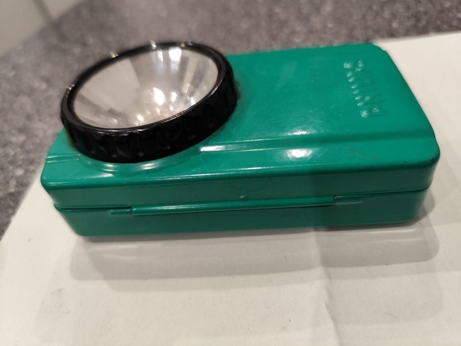 PHILIPS Latarka kolekcjonerska PRL na bat R20