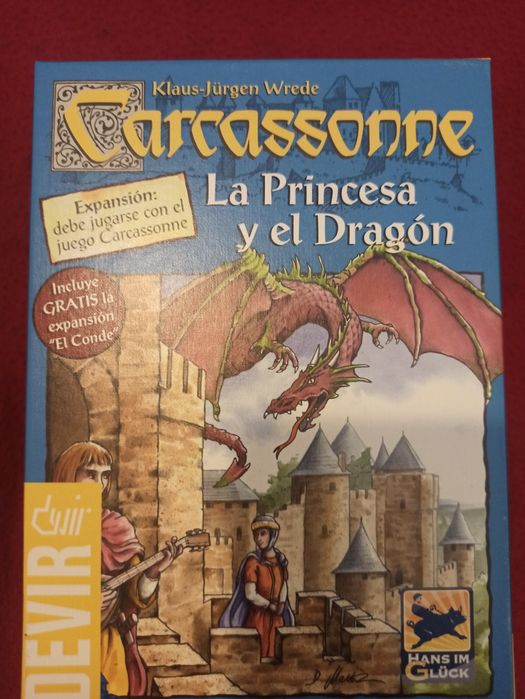 Carcassonne + Expansão a Princesa e o Dragão