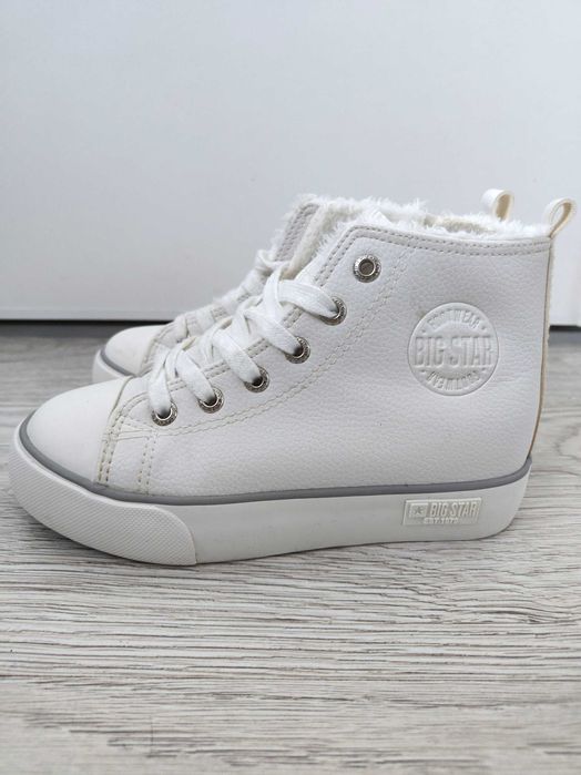 Buty zimowe dziecięce BIG STAR, rozmiar 32, białe – stan jak nowe