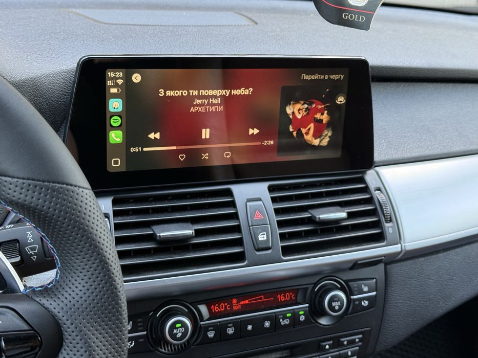 bmw x5 e70, x6 e71 carplay магнітола екран мультимедіа