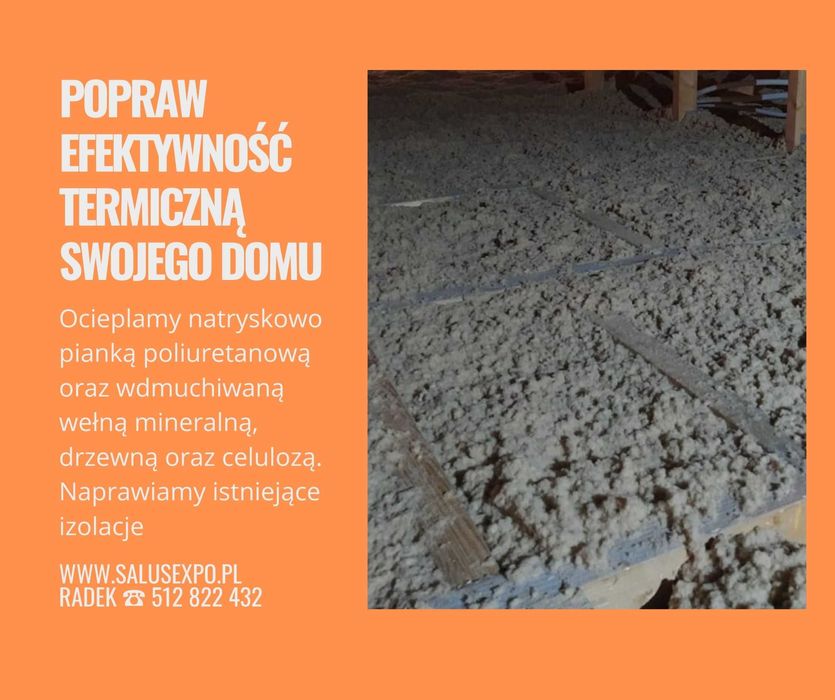 Ocieplenia wełną , celulozą, Naprawa ocieplenia poddaszy