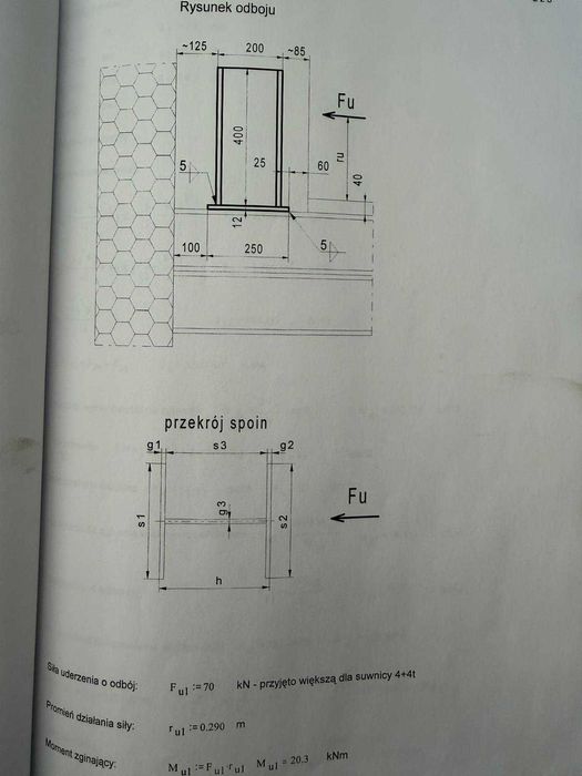 suwnica udźwig 2x4 tony rozstaw 16500 mm.