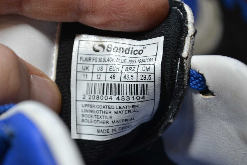 sondico 46р бутсы кожаные оригинал бампы шиповки копочки