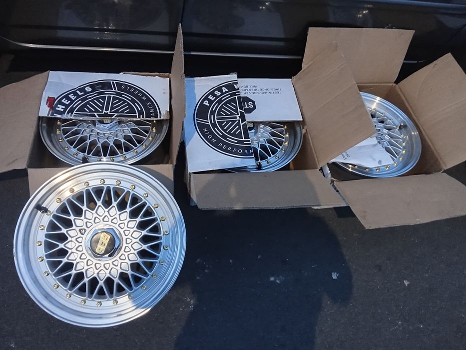 Jantes BBS R 15, duos furacão, 4/100 - 4/108