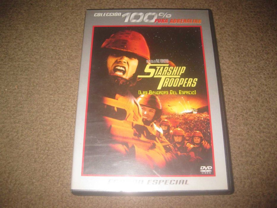 DVD "Starship Troopers- Soldados do Universo" com Casper Van Dien