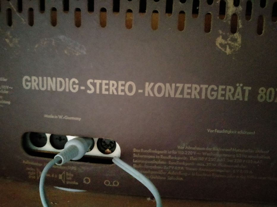 Radio z gramofonów zabytkowe, Grundig Regensburg