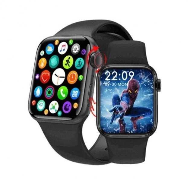M16plus Смарт-часы M16+ Smart Watch 44mm Aluminium Трекер Умные Часы