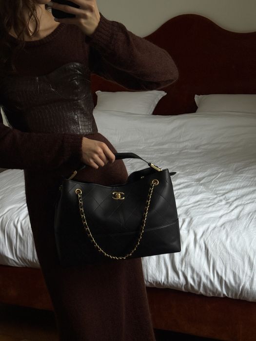 Сумка Chanel шкіра | чорна
