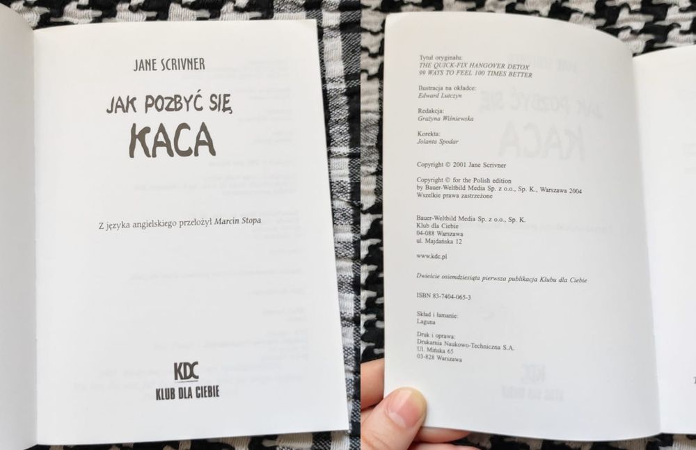 Jane Scrivner - 99 sposobów jak pozbyć się kaca