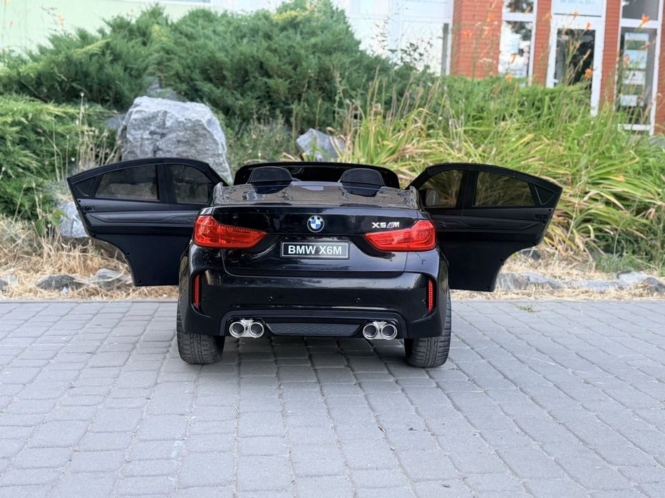 Дитячий двомісний електромобіль Джип BMW X6M JJ2168 з пультом. Электромобиль