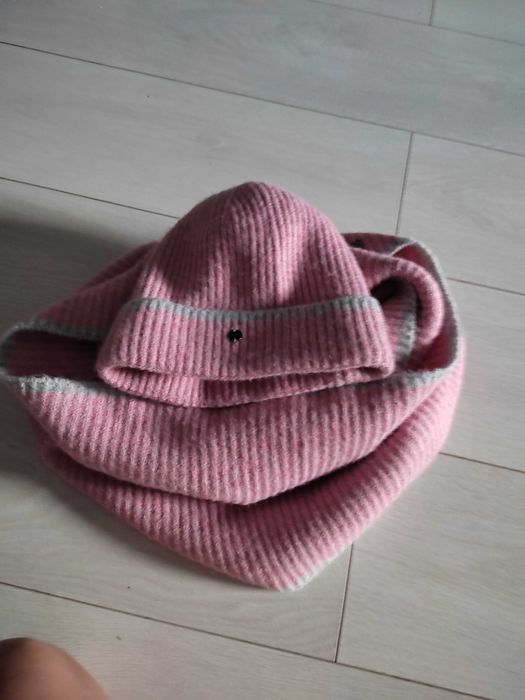 Esprit kpl.czapka+komin z dodatkiem wełny