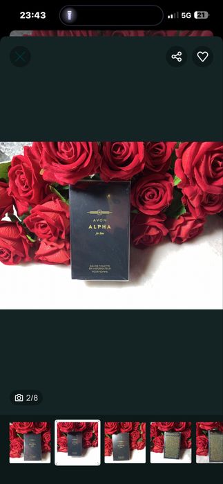 Perfum ALPHA Avon męski