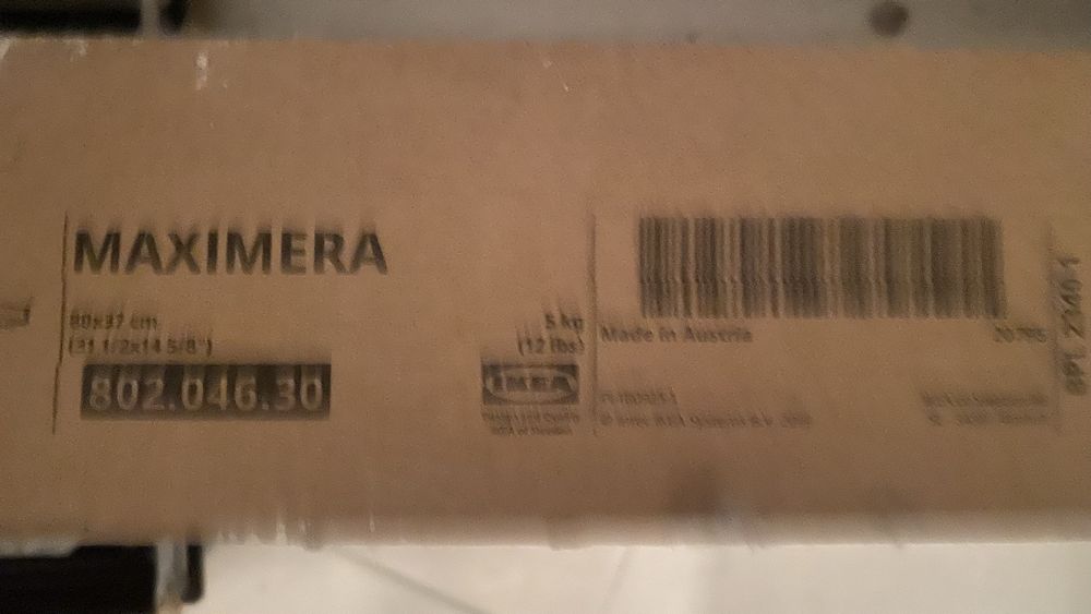 Maximera szuflada IKEA