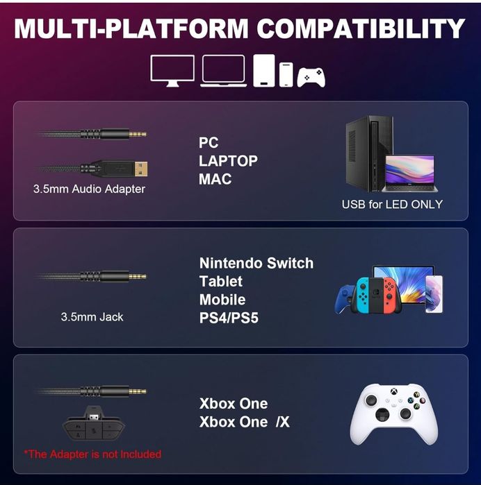 Słuchawki przewodowe do gier