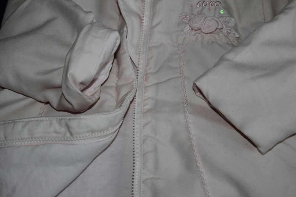 Różowa kurteczka Coco Collection 74 cm 6-12 mies. COCO CHANNEL