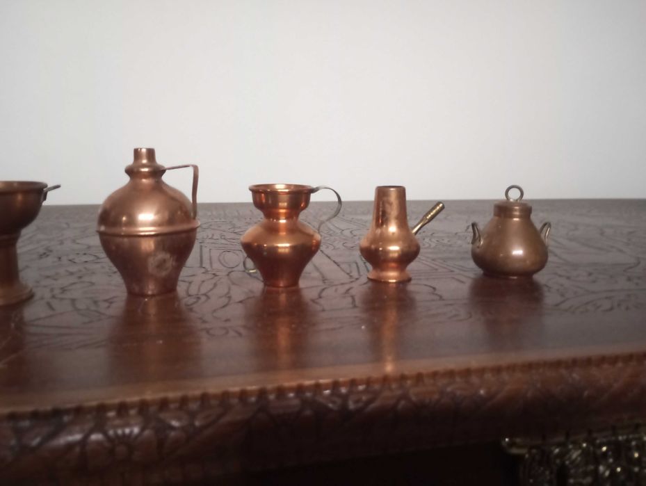 Miniaturas em cobre