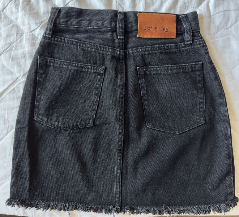 Чорна джинсова денімова міні-спідниця It‘s my denim