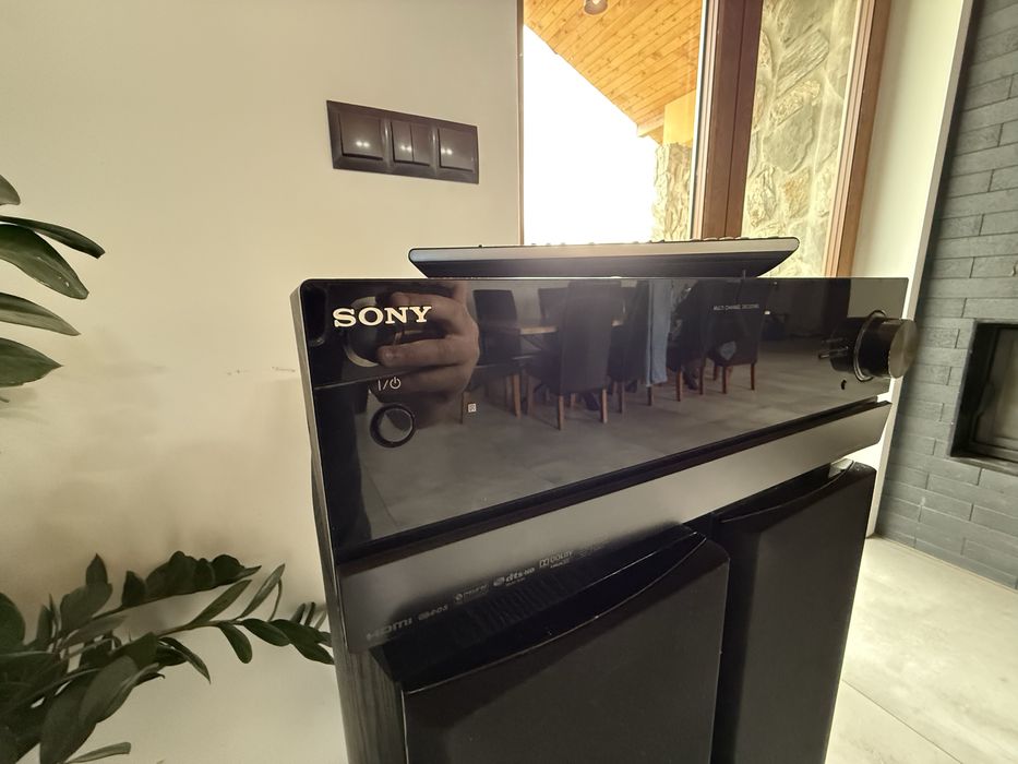 Amplituner Sony STR-DN1000 pilot | Kolumny Pure acoustics NOVA 6F